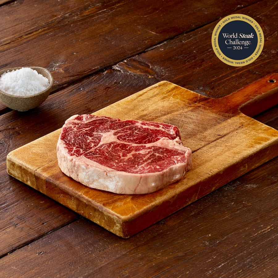 Wagyu British Beef Ribeye Steak  |  ±300g