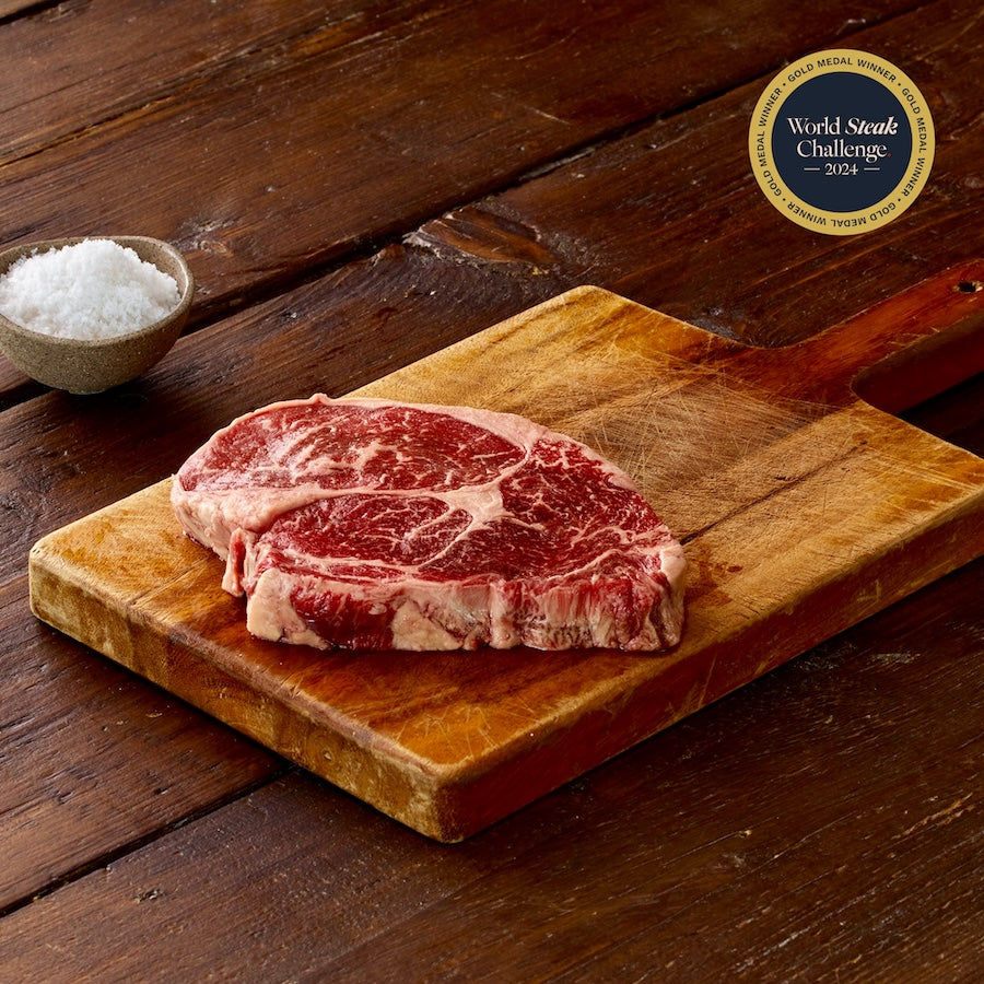 Wagyu British Beef Ribeye Steak  |  ±300g