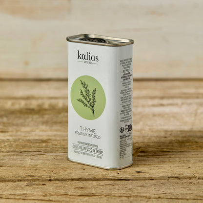thyme infused olive oil by kalios