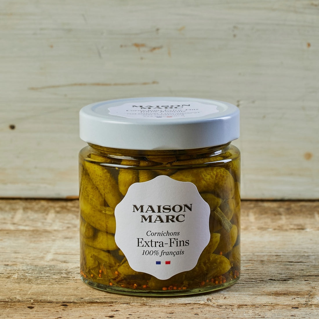 extra-fins cornichons jar by maison marc