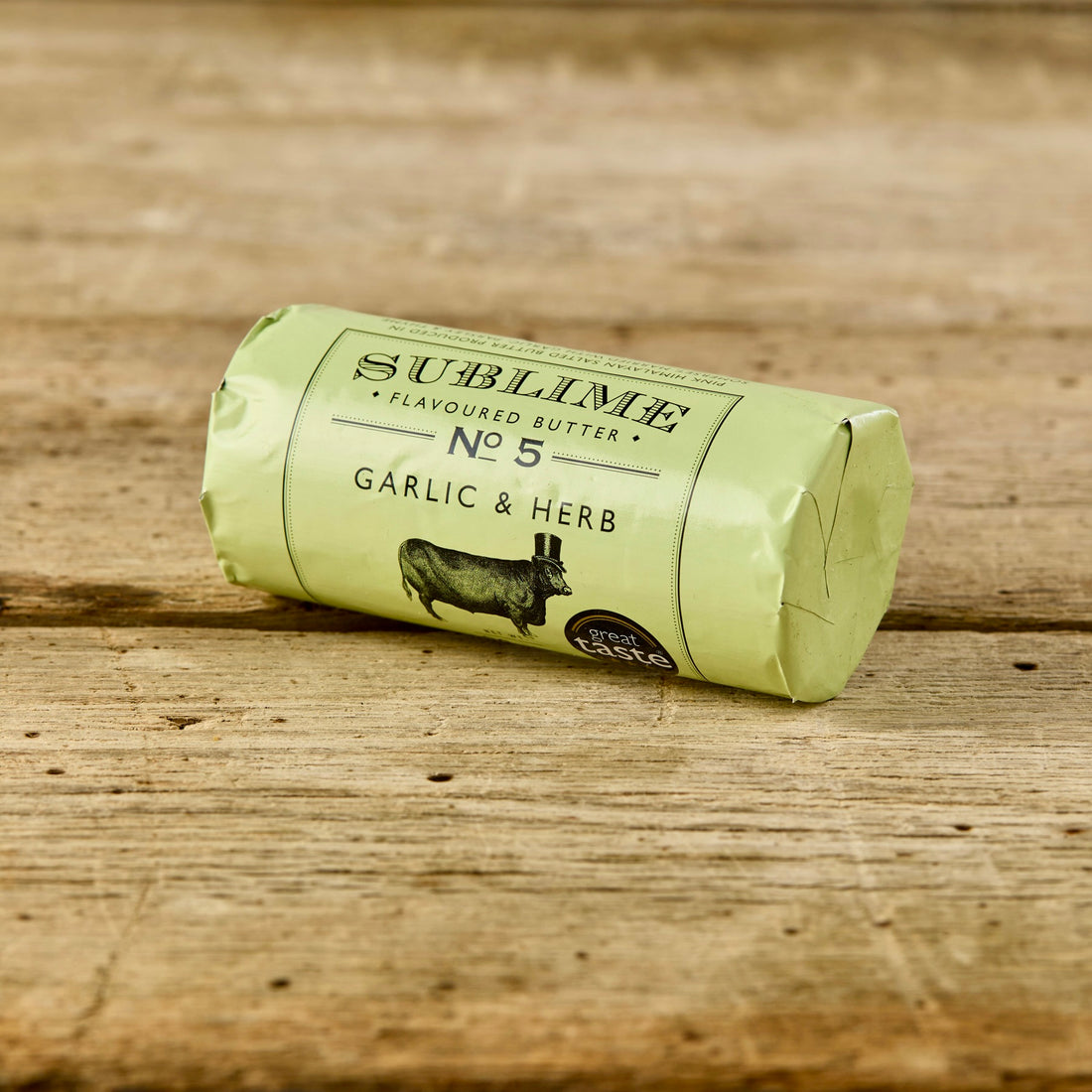 garlic and herb flavoured butter by sublime butter